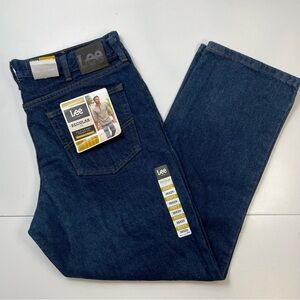 NEW LEE Men's Regular Fit Straight Leg Jean Pepper Prewash 38W x 29L